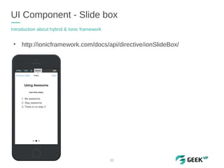 Ionic Framework | PPT