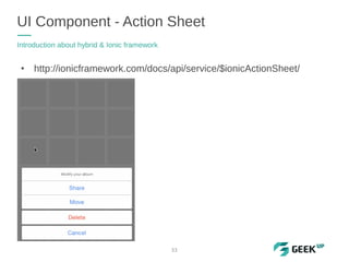 Ionic Framework | PPT
