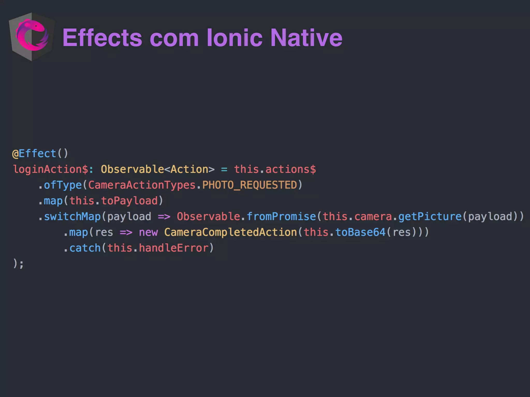 Effects com Ionic Native 
