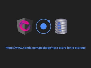 https://www.npmjs.com/package/ngrx-store-ionic-storage
 