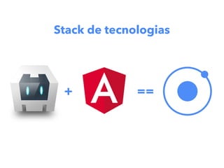 Stack de tecnologias
+ ==
 