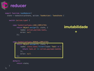 reducer
imutabilidade
+
 