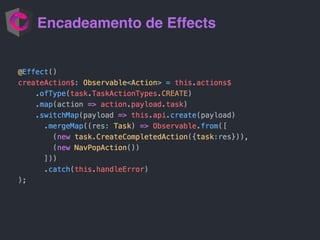 Encadeamento de Effects
 