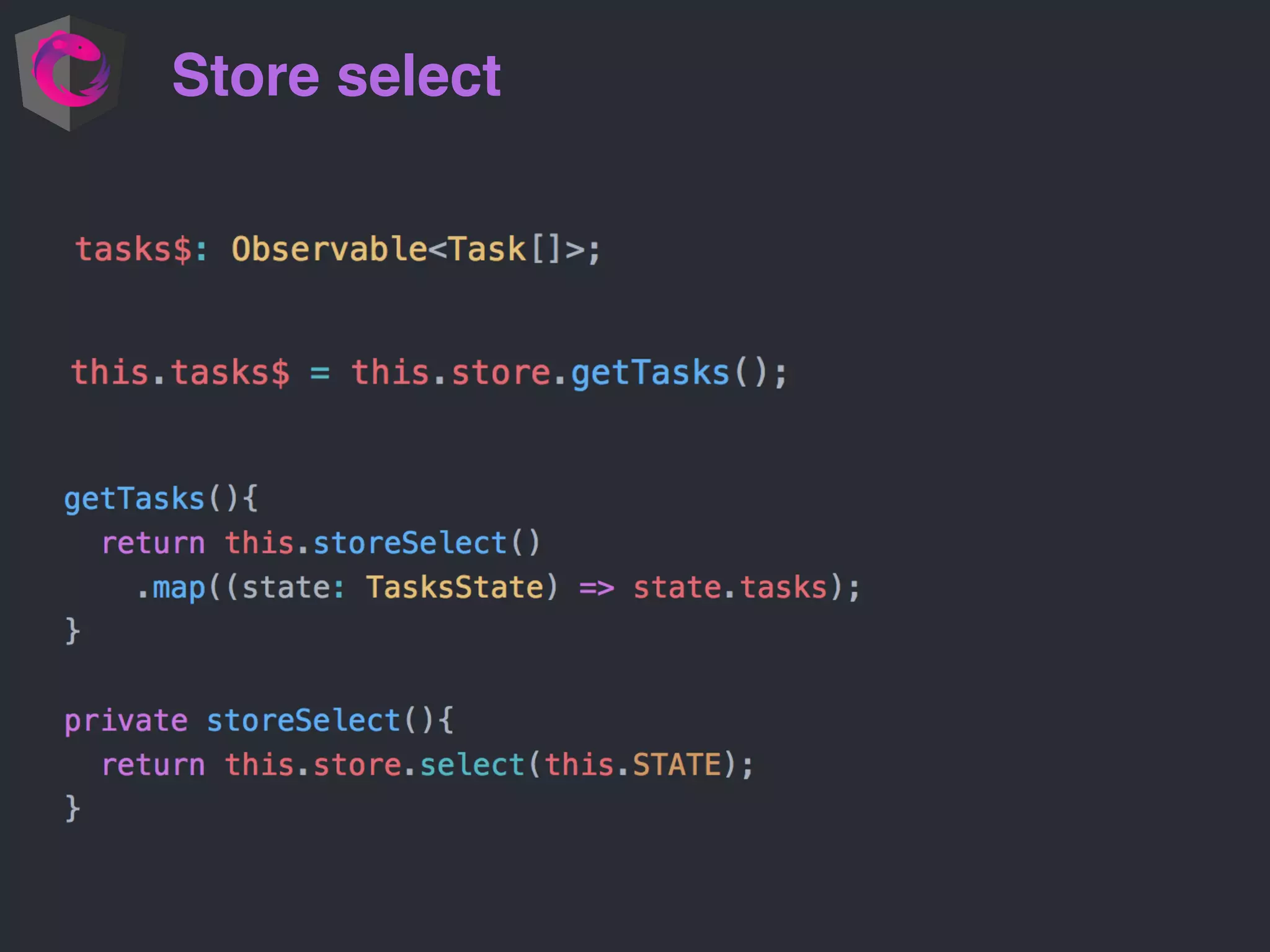 Store select
 