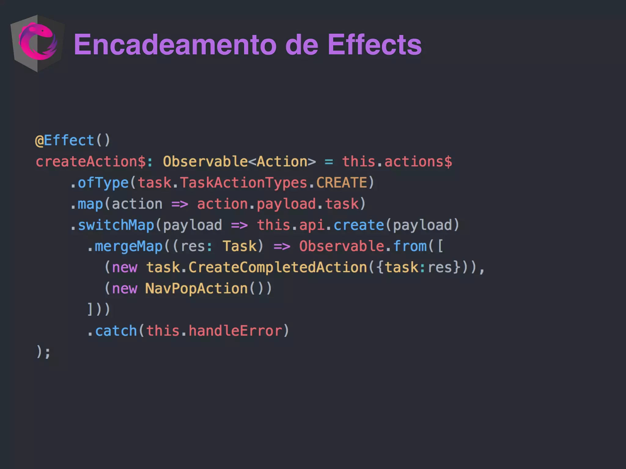 Encadeamento de Effects
 