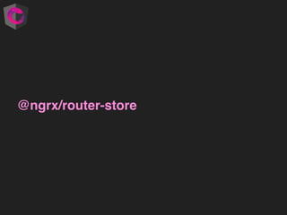 @ngrx/router-store
 