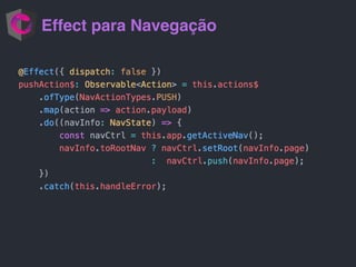 Effect para Navegação
 