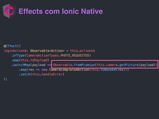 Effects com Ionic Native
 