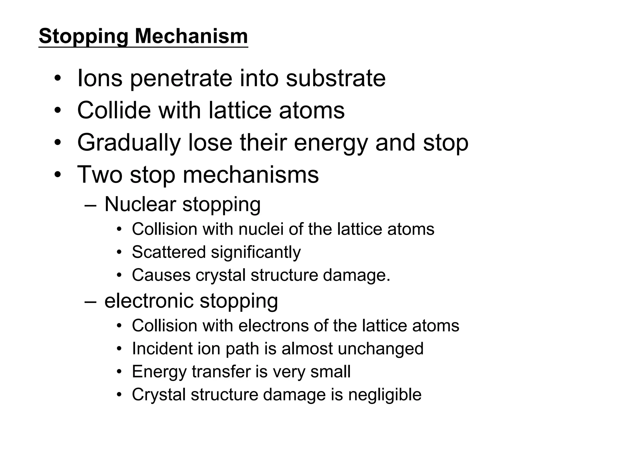 Ion implantation VLSI