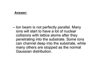Ion implantation VLSI