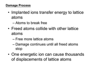 Ion implantation VLSI
