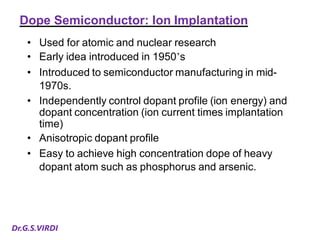 Ion Implantation Techniques in VLSI Technology | PDF