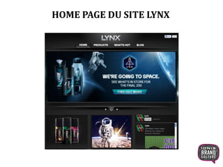 HOME PAGE DU SITE LYNX
 