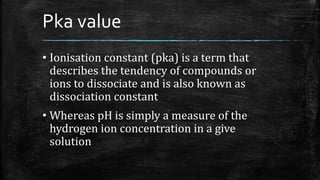 Ionisation constant | PPTX