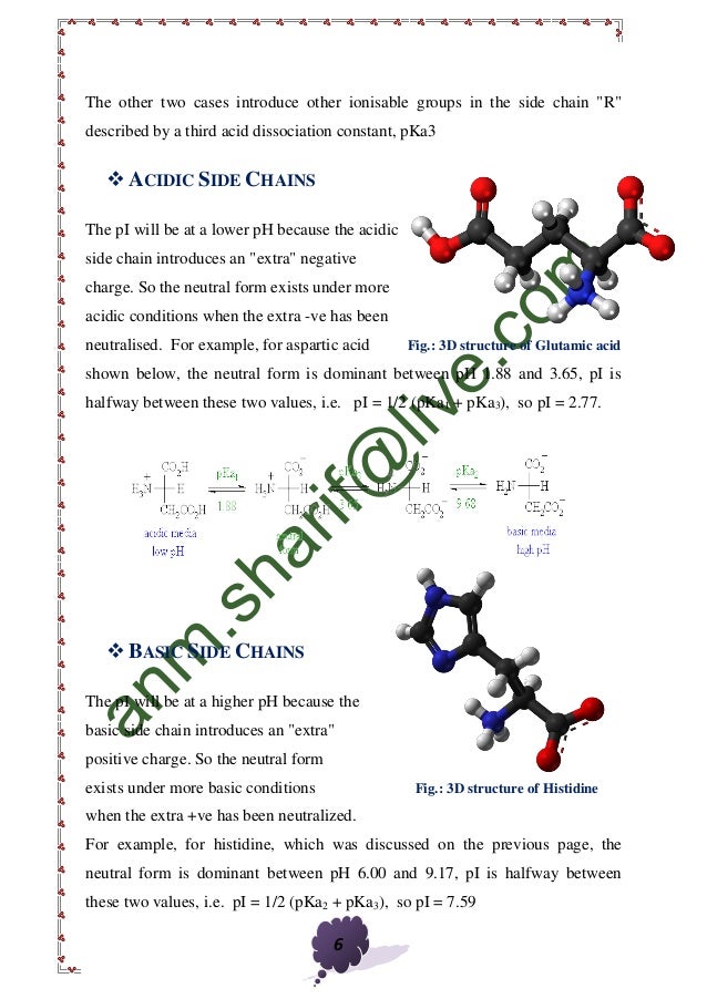 Ionization and Ph of Amino Acid