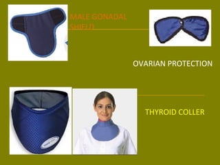 OVARIAN PROTECTION 
THYROID COLLER 
MALE GONADAL 
SHIELD 
 