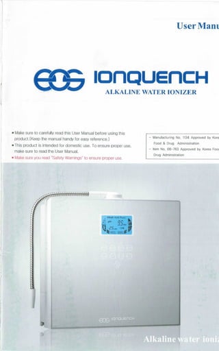Ionquench 8080 User Manual