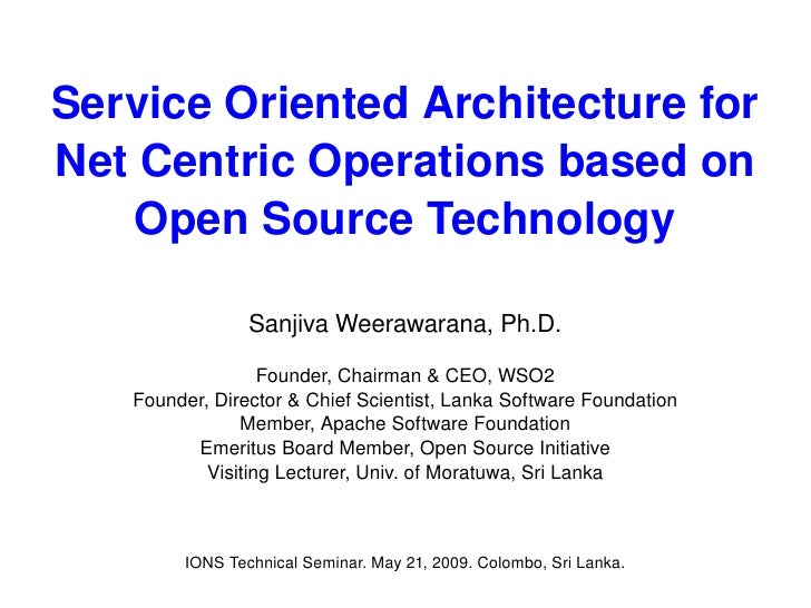 Service oriented architecture master thesis