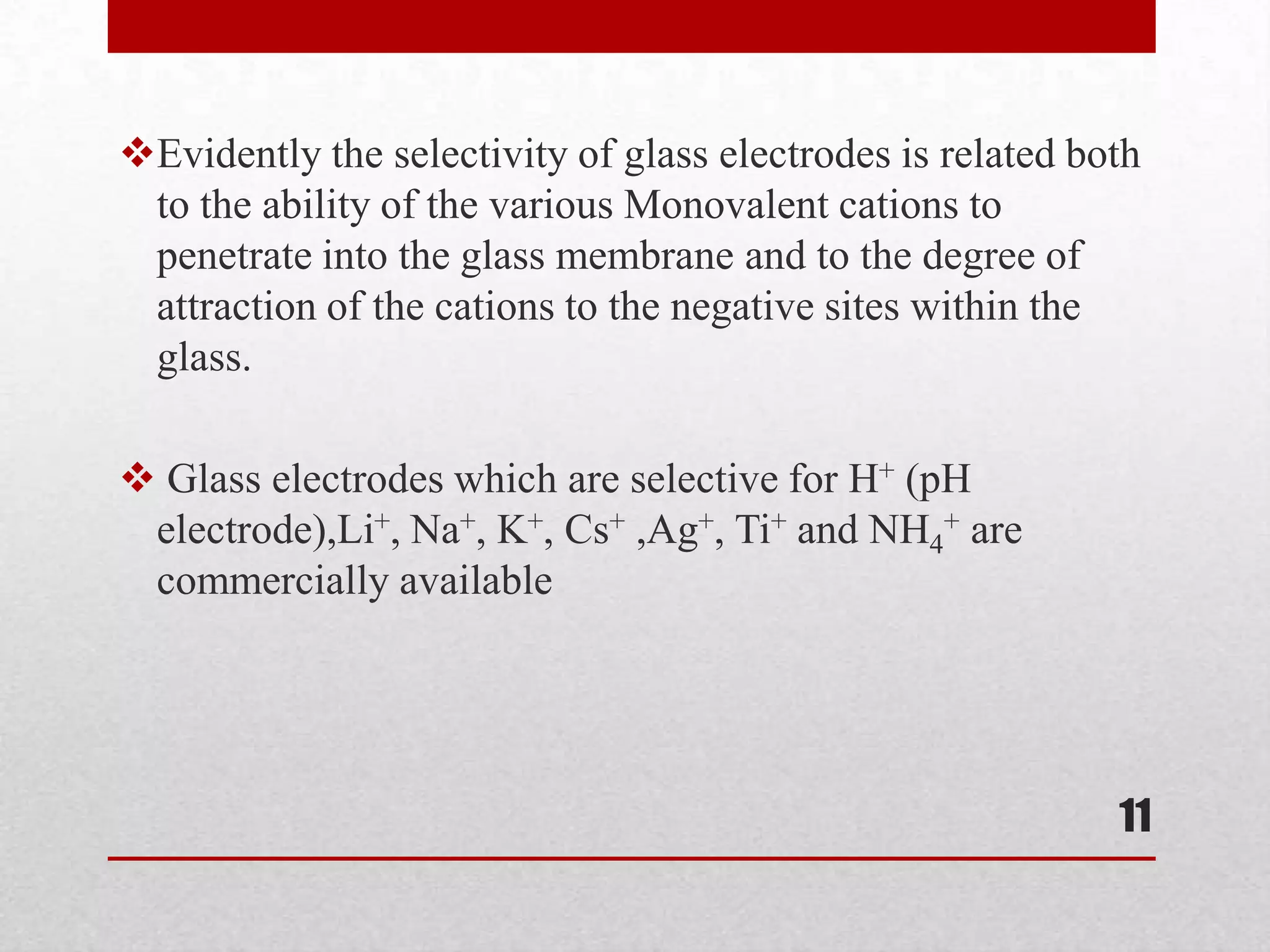 Ion selective electrodes | PPTX
