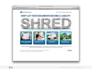 © i-on interactive, inc. All rights reserved • www.ioninteractive.com
 