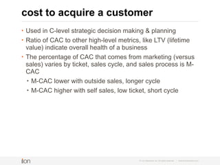 Lower CPL means
the same spend is
generating more leads
© i-on interactive, inc. All rights reserved • www.ioninteractive.com
 