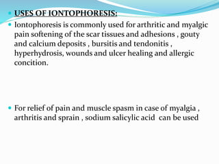 Iontophoresis