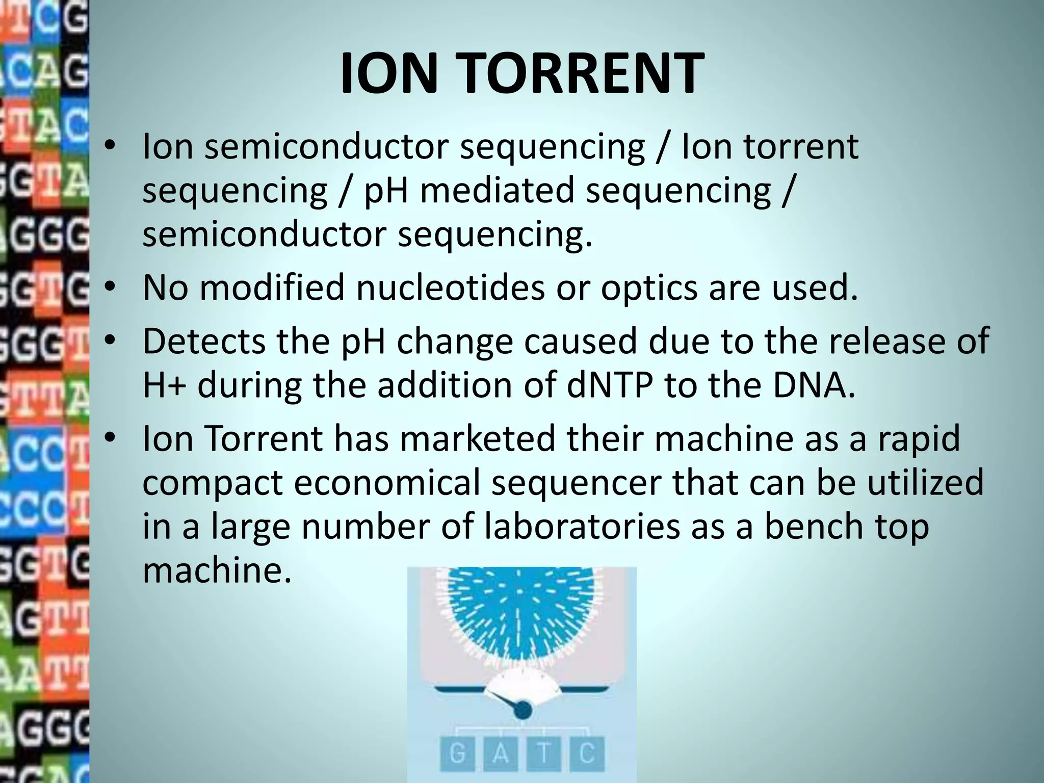 Us Patent Application Ion Semiconductor Dna Sequencing Ion torrent sequencing | PPT