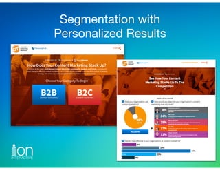 Segmentation with  
Personalized Results
 