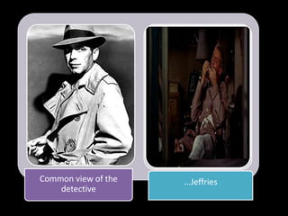Quotidian ThemesPoverty connects to wealth and L.B Jeffries’ apartment complex. Class systems were still prevalent, and it usually indicated power and status if you were wealthy, and this was subverted in Rear Window....poverty
