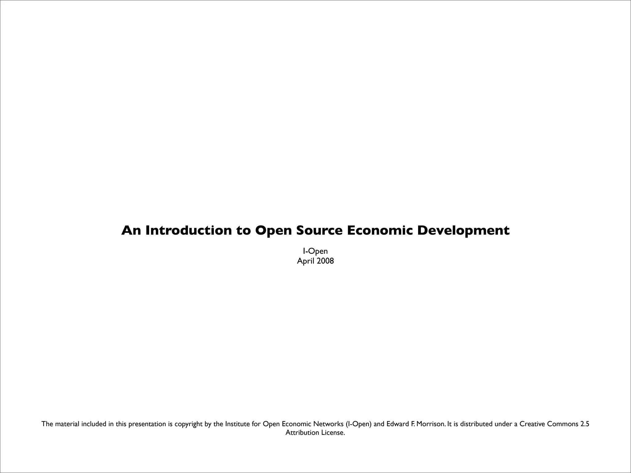 I Open Retreat Slides Print