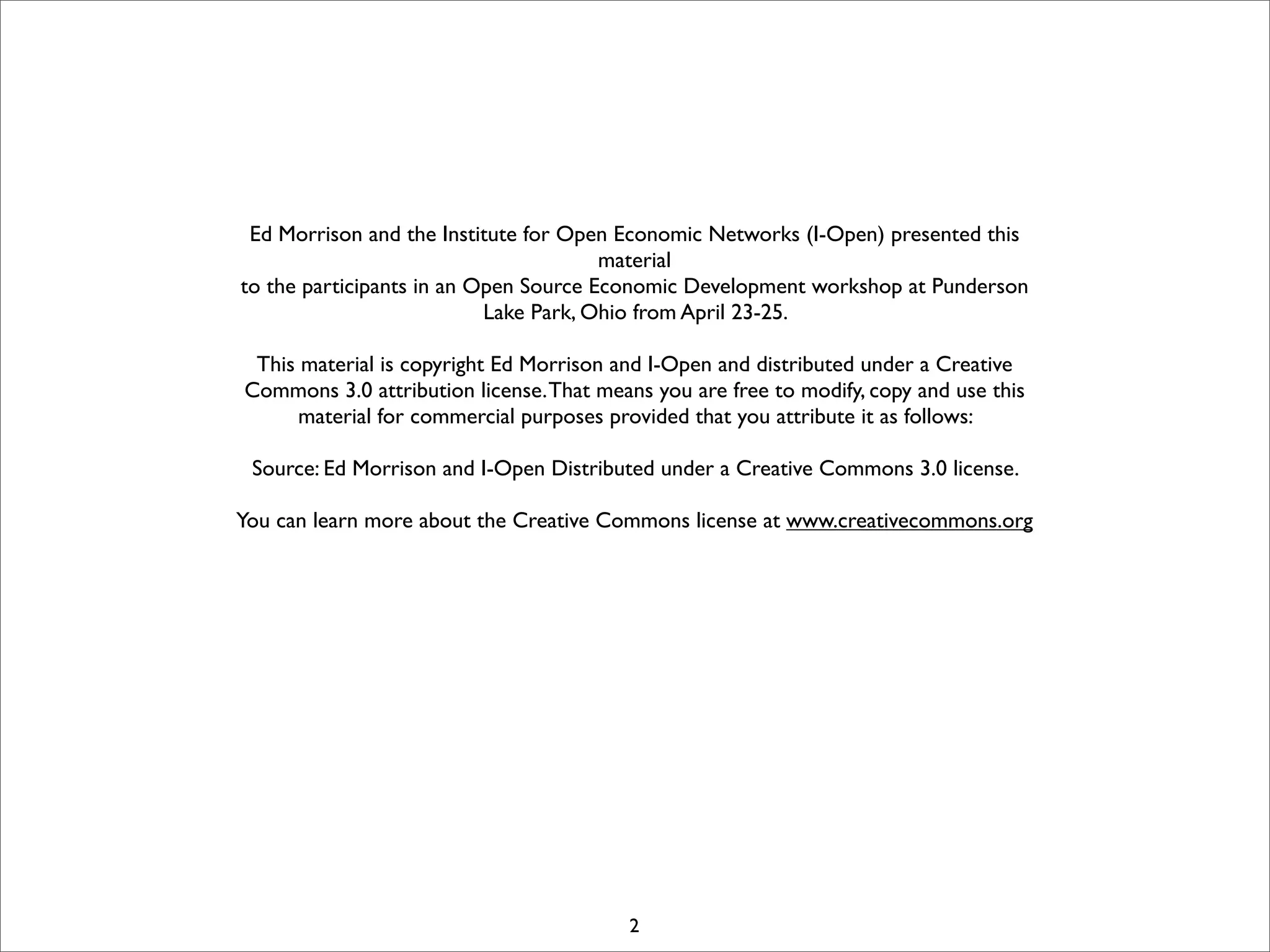 I Open Retreat Slides Print