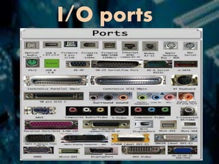 I/O ports
 