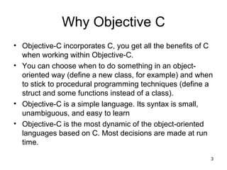 Objective-C for iOS Application Development | PPT