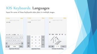 Ios Keybords iOS UI Guide | PDF