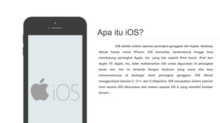Sejarah dan Perkembangan iOS | PDF