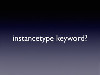 instancetype keyword?

 