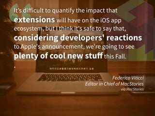 What Developers Really Think of iOS 8
