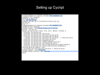 Setting up Cycript
 