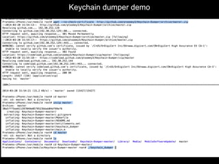 Keychain dumper demo
 
