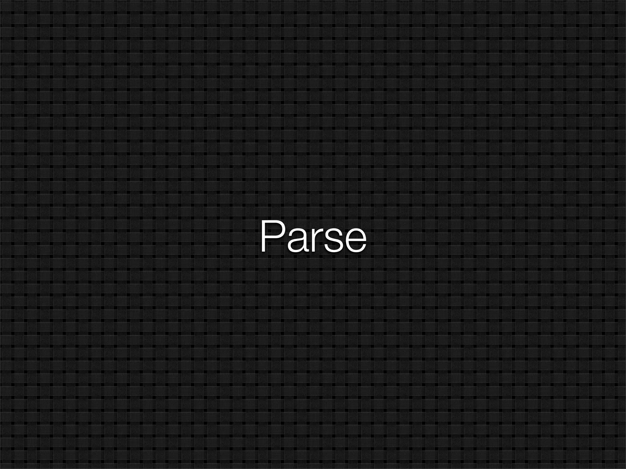 Parse
 