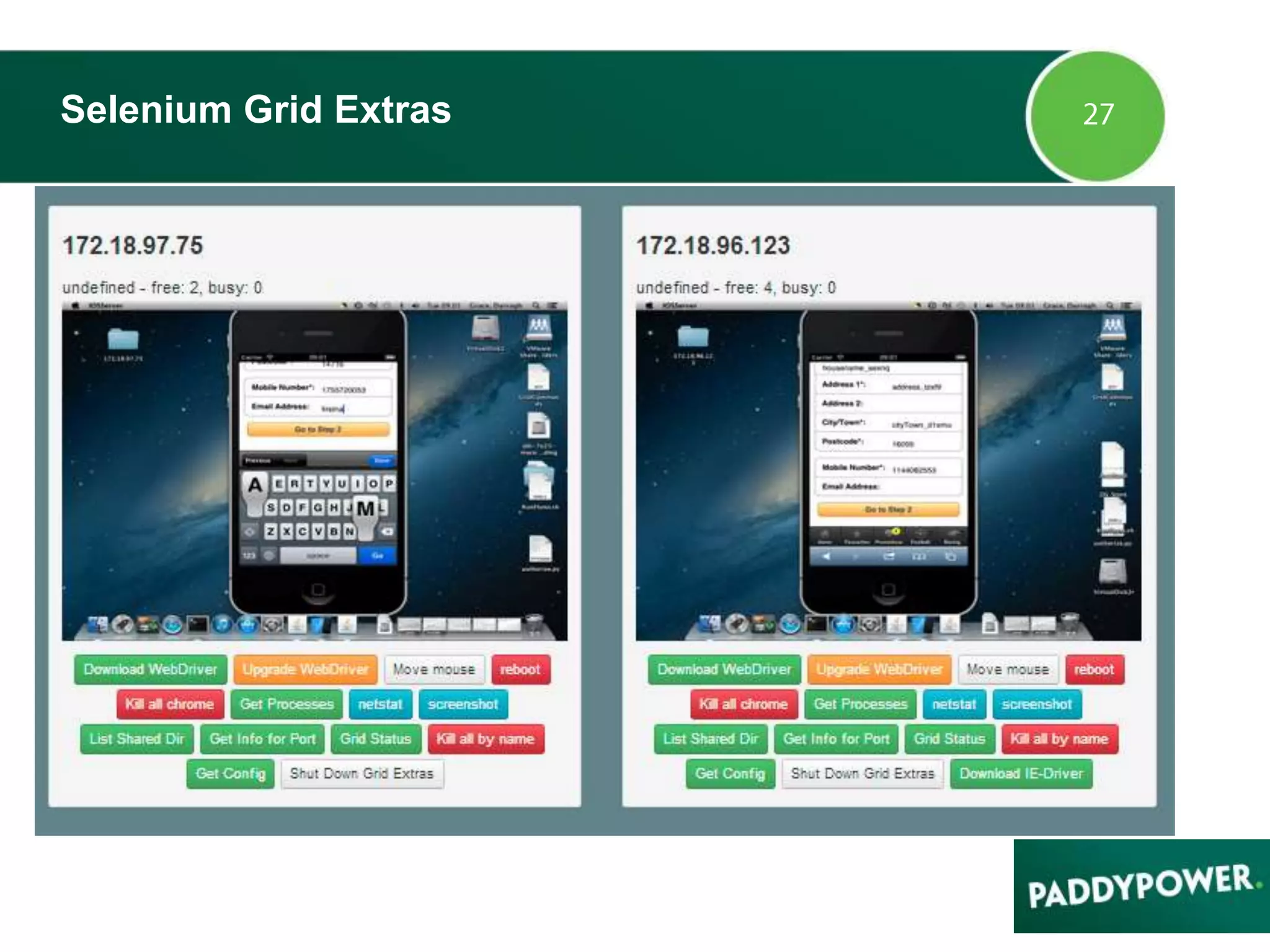 Selenium Grid Extras
 