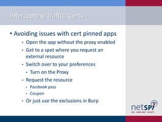 Hacking iOS Applications with Proxies