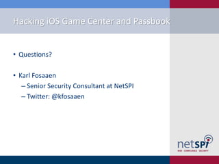 Hacking iOS Applications with Proxies