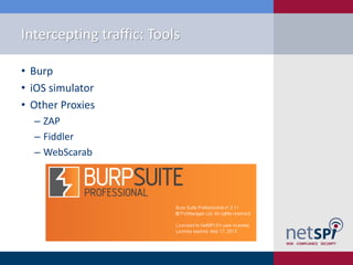 Hacking iOS Applications with Proxies