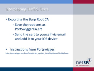Hacking iOS Applications with Proxies