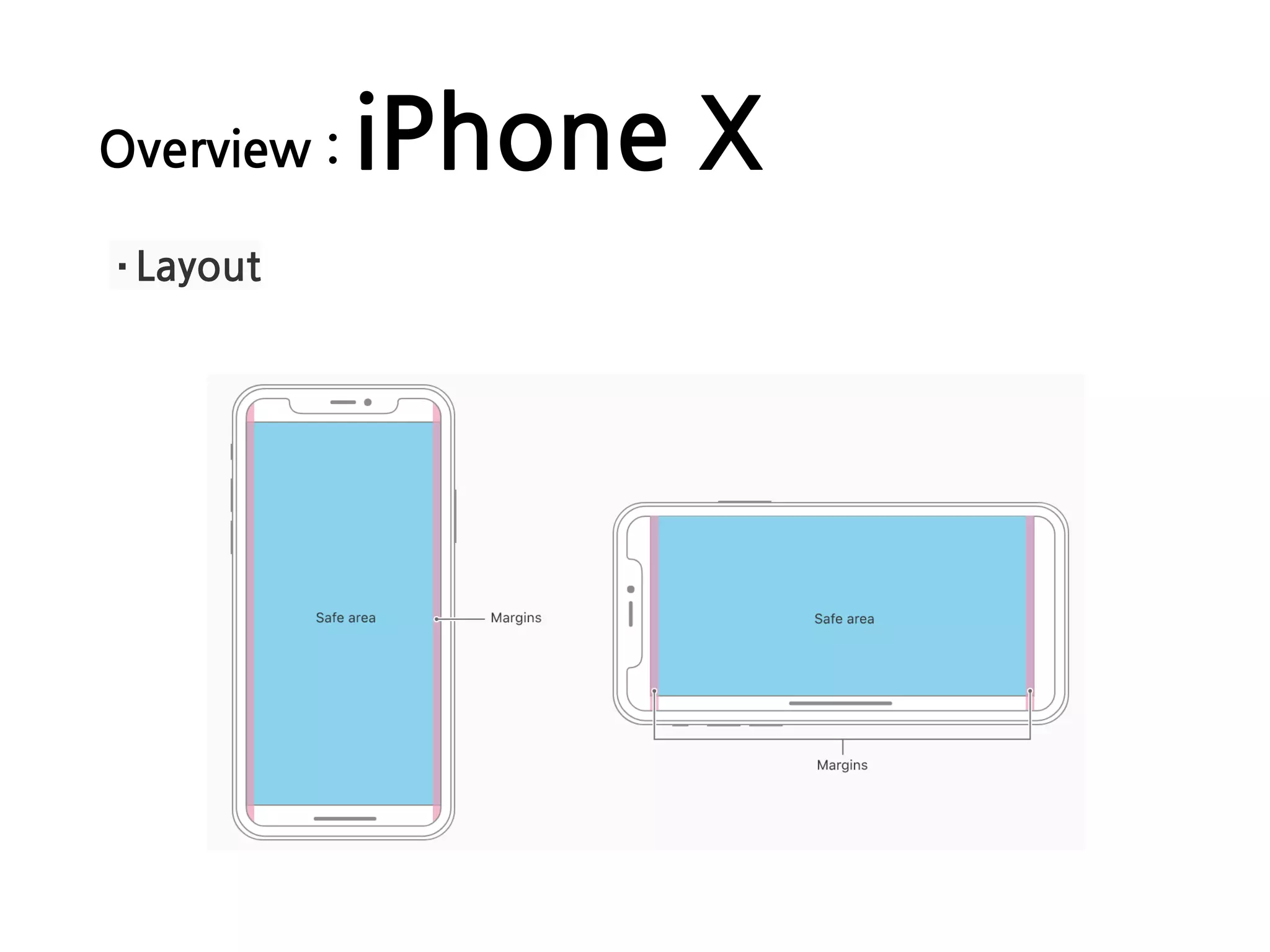Overview : iPhone X
·Layout
 