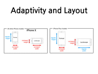 Adaptivity and Layout
iPhone X
 