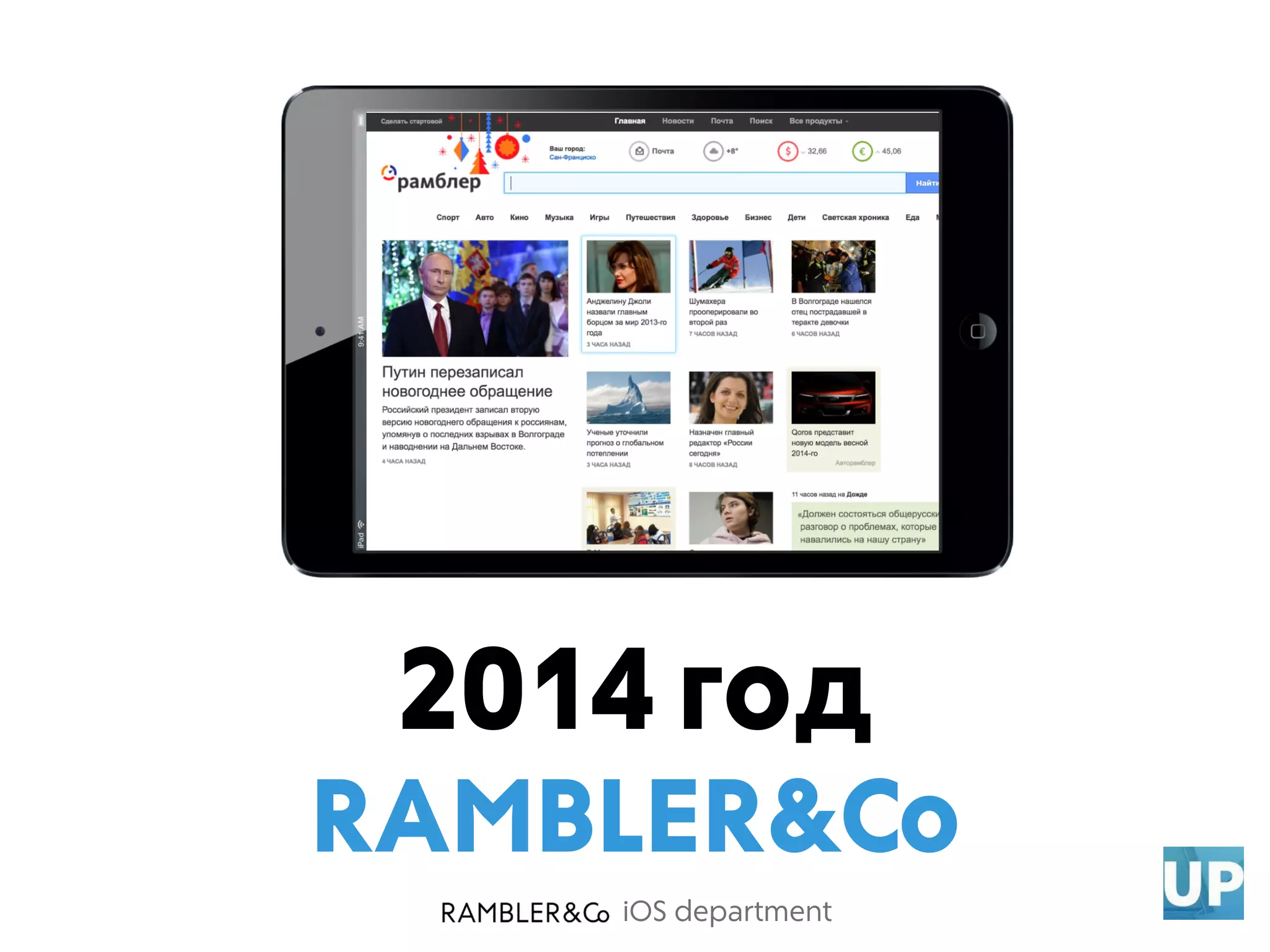 iOS department
2014 год
RAMBLER&Co
 