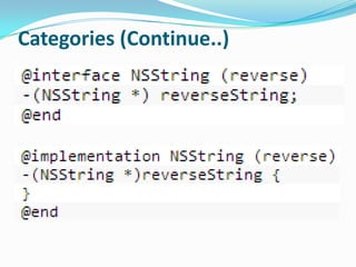 Categories (Continue..)
 
