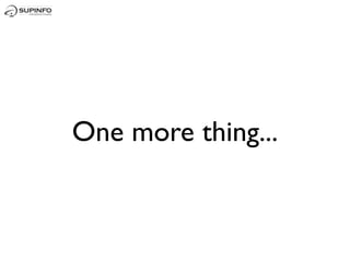 One more thing...
 